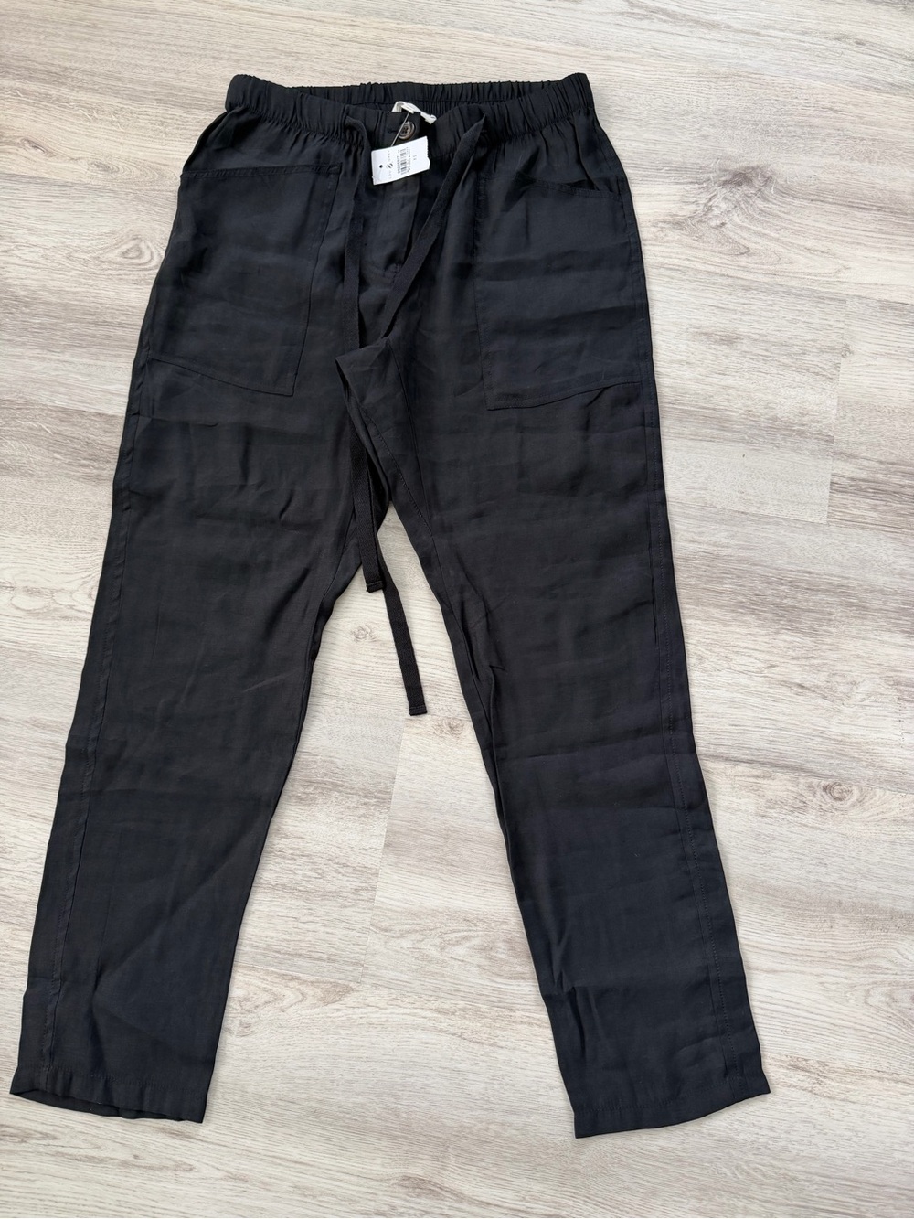 Lou & Grey dark gray  Drawstring Relaxed summer pants